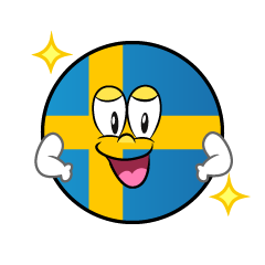 Glitter Swedish Symbol