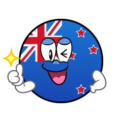 Thumbs up New Zealand Symbol