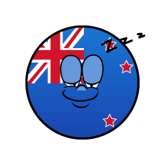 Sleeping New Zealand Symbol