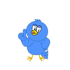 Thumbs up Blue Bird