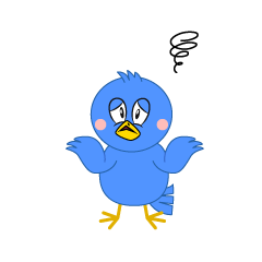 Troubled Blue Bird