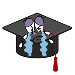 Crying Graduation Cap