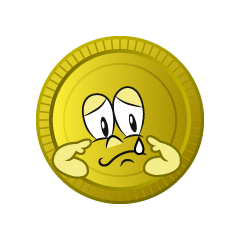 Sad Gold Coin