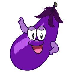 Posing Eggplant