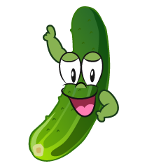 Posing Cucumber