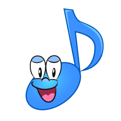 Smiling Music Note