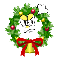 Angry Christmas Wreath