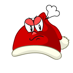 Angry Santa Hat