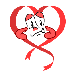 Sad Heart Ribbon