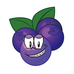 Grinning Blueberry
