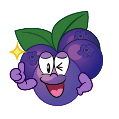Thumbs up Blueberry