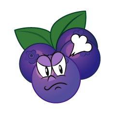 Angry Blueberry