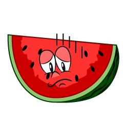 Depressed Cut Watermelon