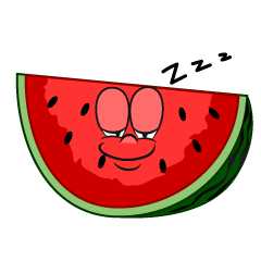 Sleeping Cut Watermelon