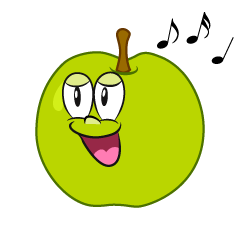 Singing Green Apple