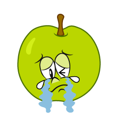Crying Green Apple