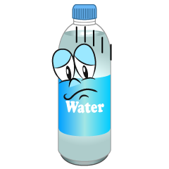 Depressed Water Bottle