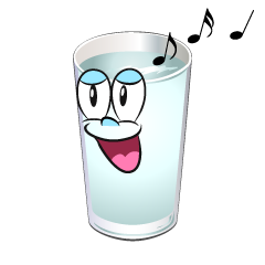 Singing Water Glass