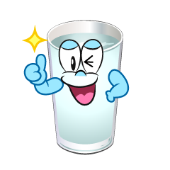 Thumbs up Water Glass