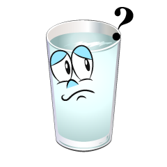 Thinking Water Glass