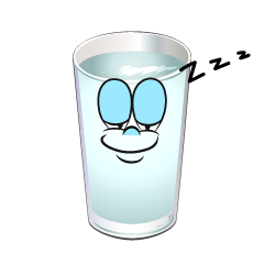 Sleeping Water Glass