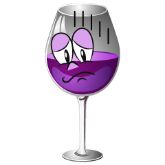 Depressed Wine Glass