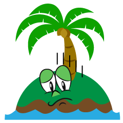Depressed Palm Island