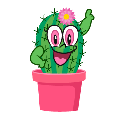 Posing Girl Cactus