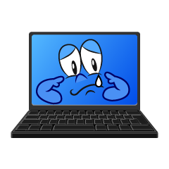 Sad Laptop