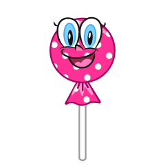 Smiling Candy Lollipop