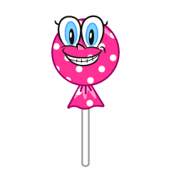 Grinning Candy Lollipop