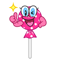 Thumbs up Candy Lollipop
