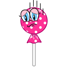 Depressed Candy Lollipop
