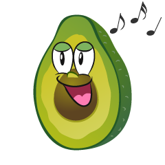 Singing Avocado