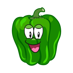 Smiling Green Pepper