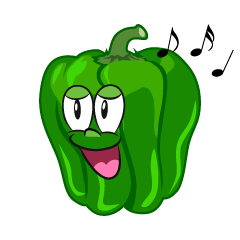 Singing Green Pepper
