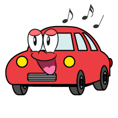 Singing Red Car