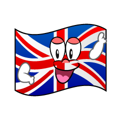 Posing British Flag