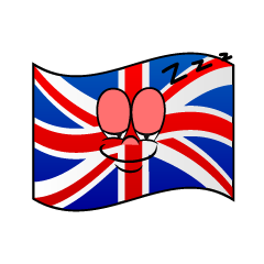 Sleeping British Flag