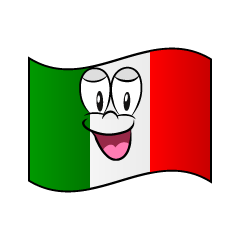Smiling Italian Flag