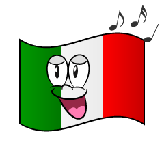 Singing Italian Flag