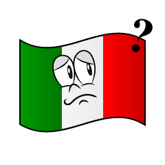 Thinking Italian Flag