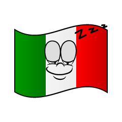 Sleeping Italian Flag