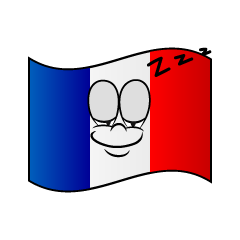 Sleeping French Flag