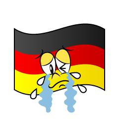 Crying German Flag