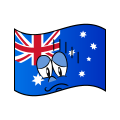 Depressed Australian Flag