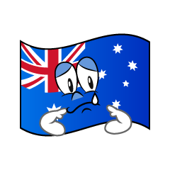 Sad Australian Flag