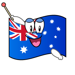 Speaking Australian Flag