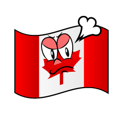 Angry Canadian Flag