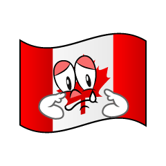 Sad Canadian Flag